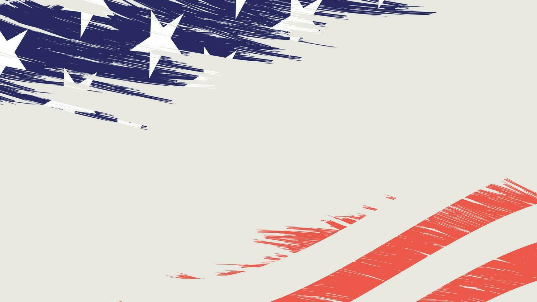 grunge texture background with american flag vector