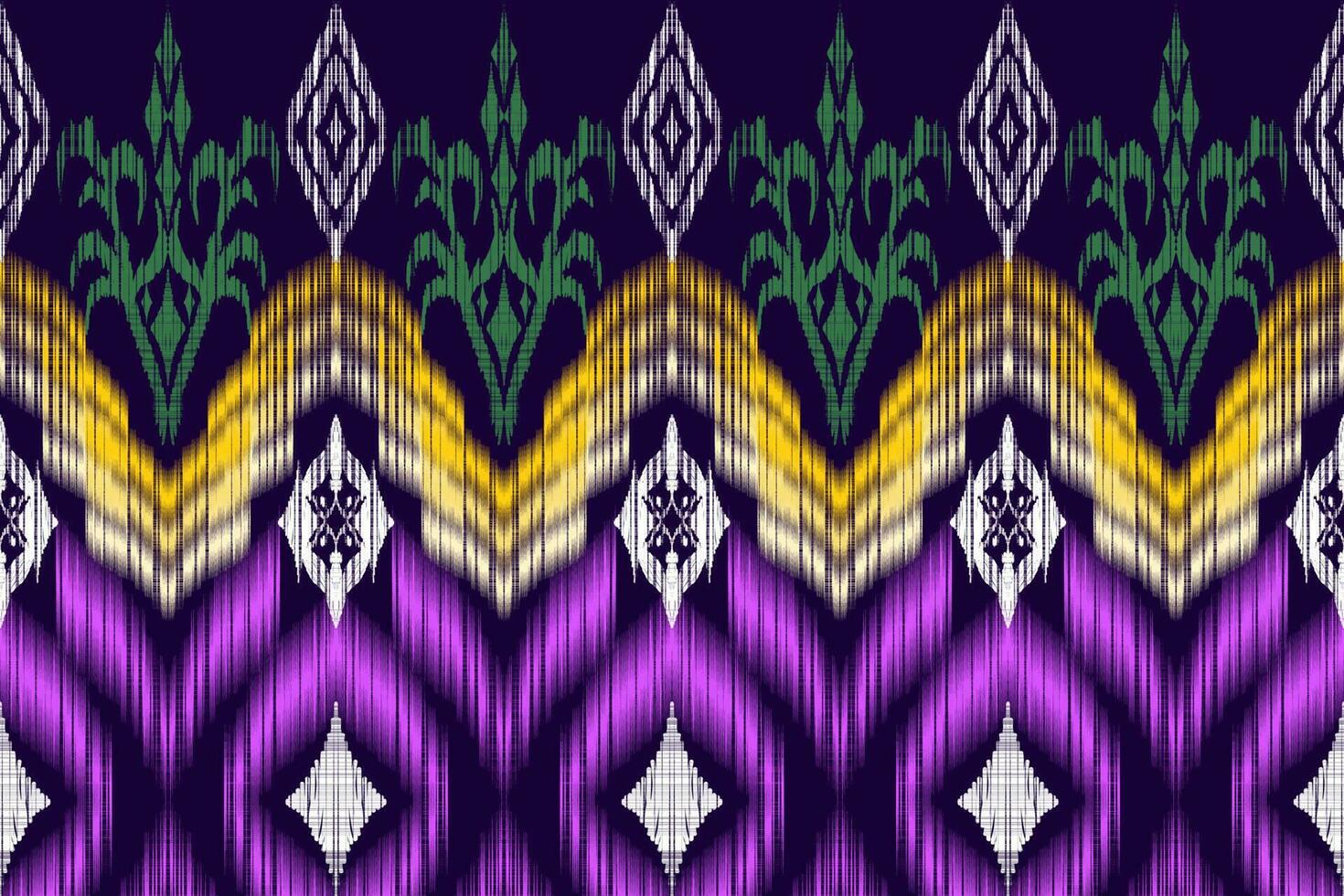 Ikat Figure aztec embroidery style. Geometric ethnic oriental traditional art pattern.Design for ethnic background,wallpaper,fashion,clothing,wrapping,fabric,element,sarong,graphic,vector illustration vector