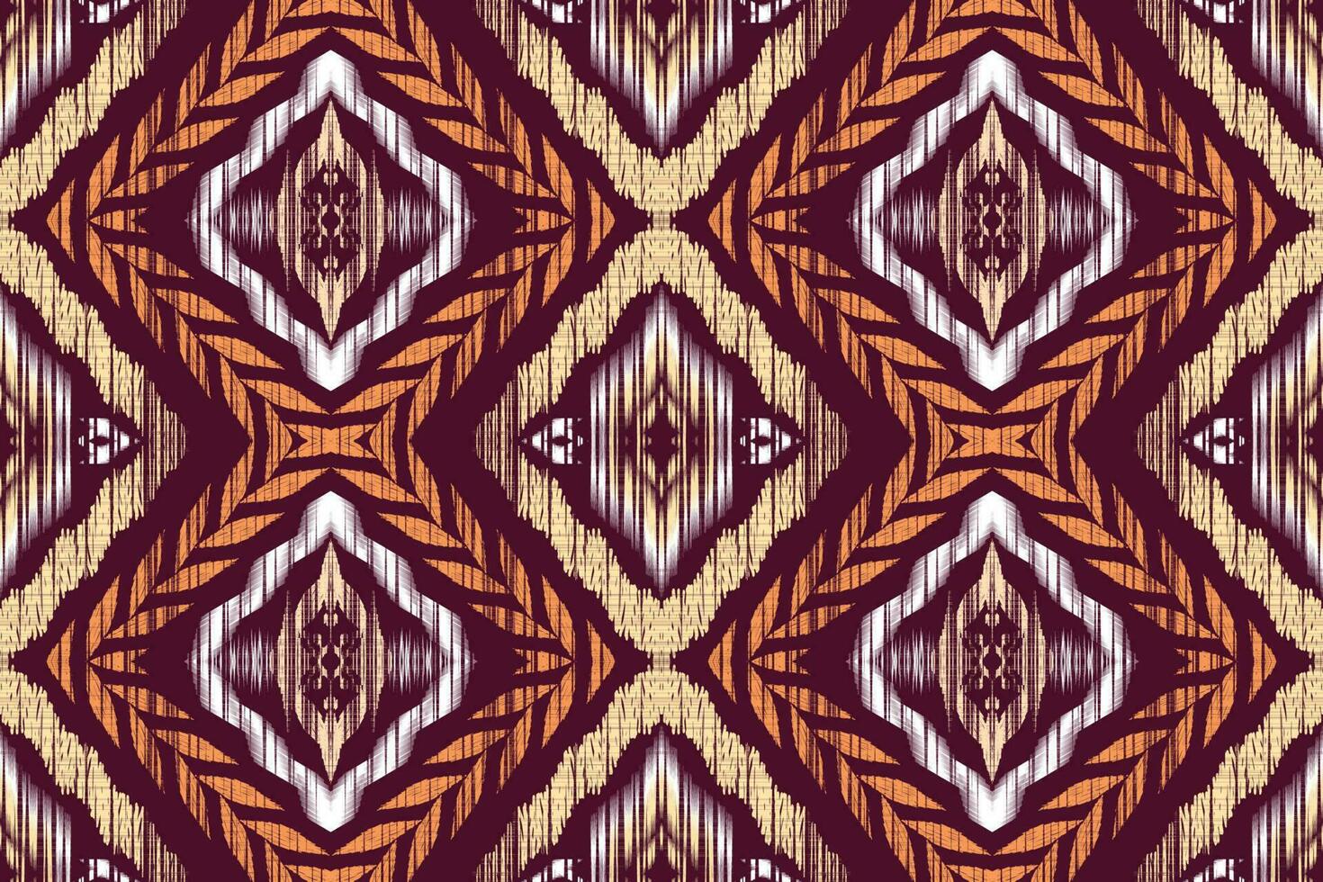 Ikat Figure aztec embroidery style. Geometric ethnic oriental traditional art pattern.Design for ethnic background,wallpaper,fashion,clothing,wrapping,fabric,element,sarong,graphic,vector illustration vector