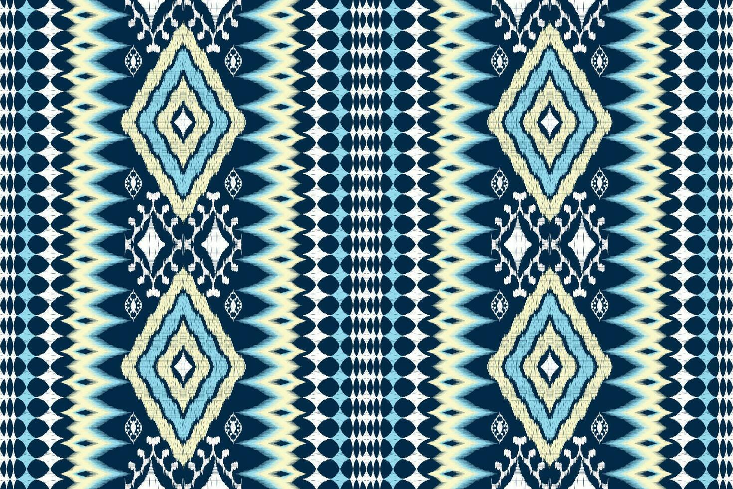 Ikat Figure aztec embroidery style. Geometric ethnic oriental traditional art pattern.Design for ethnic background,wallpaper,fashion,clothing,wrapping,fabric,element,sarong,graphic,vector illustration vector