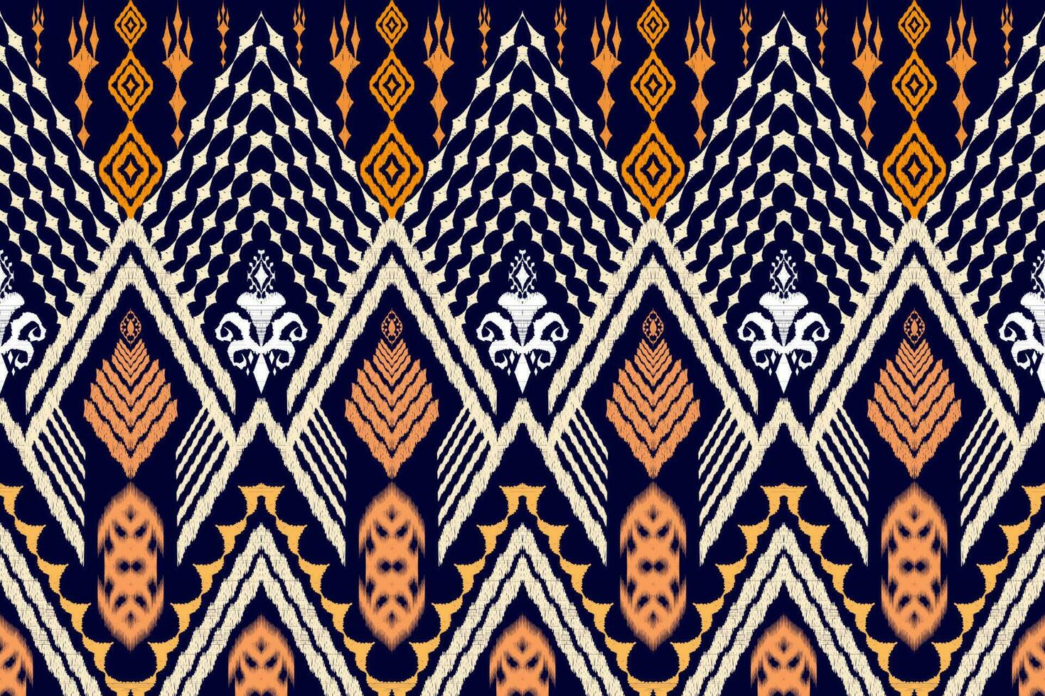 ikat figura azteca bordado estilo. geométrico étnico oriental tradicional Arte patrón de diseño para étnico fondo,fondo de pantalla,moda,ropa,envoltura,tela,elemento,pareo,gráfico,vector ilustración vector