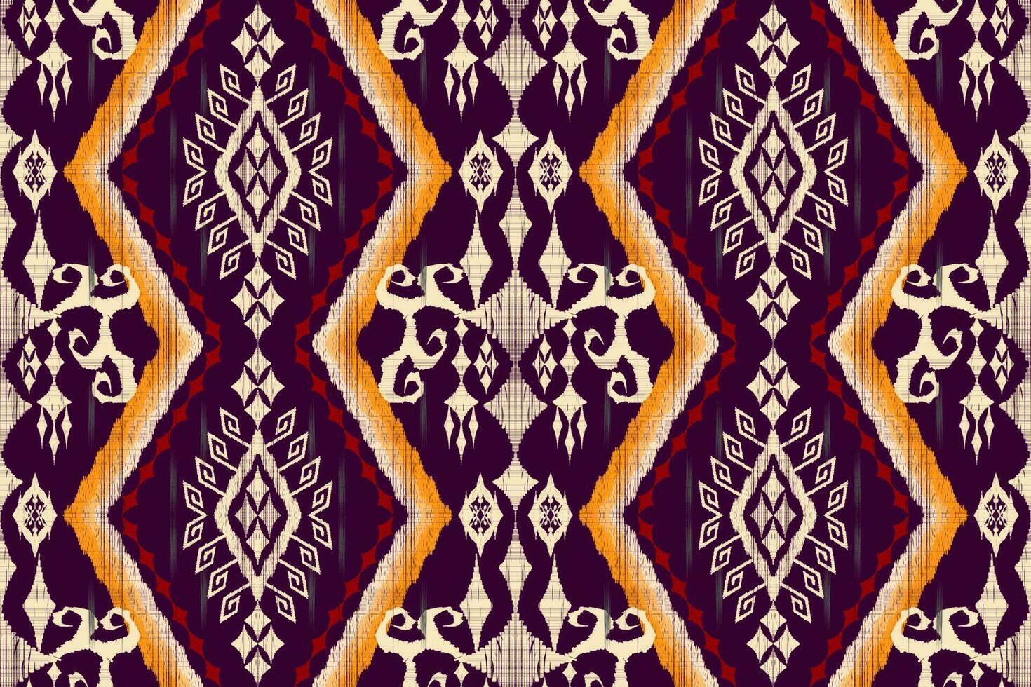 Ikat Figure aztec embroidery style. Geometric ethnic oriental traditional art pattern.Design for ethnic background,wallpaper,fashion,clothing,wrapping,fabric,element,sarong,graphic,vector illustration vector