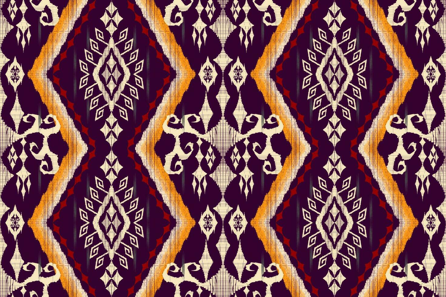 Ikat Figure aztec embroidery style. Geometric ethnic oriental traditional art pattern.Design for ethnic background,wallpaper,fashion,clothing,wrapping,fabric,element,sarong,graphic,vector illustration vector