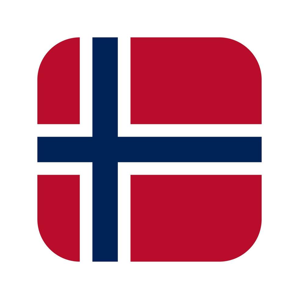 bandera de noruega simple ilustración para el día de la independencia o las elecciones vector