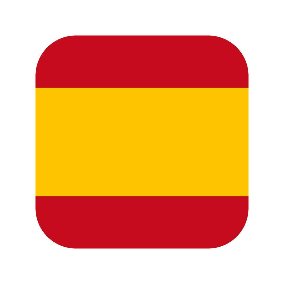 Spain flag simple illustration for independence day or election vector