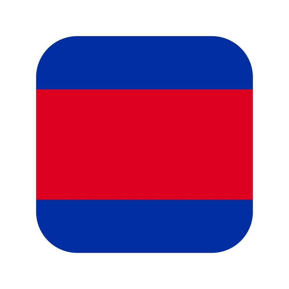 Cambodia flag simple illustration for independence day or election vector