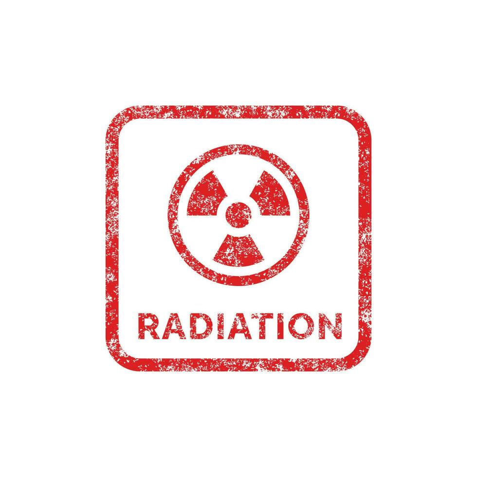Radiation packaging mark icon symbol vector