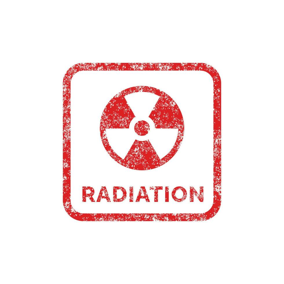 Radiation packaging mark icon symbol vector
