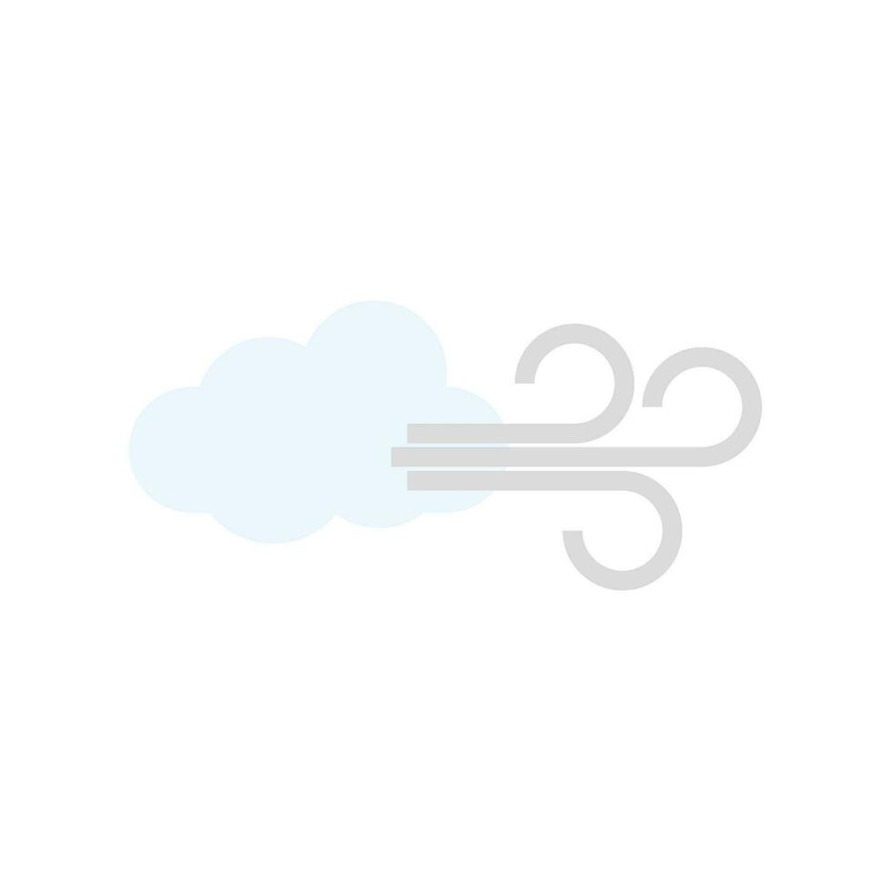 windy weather icon illustration isolated vector