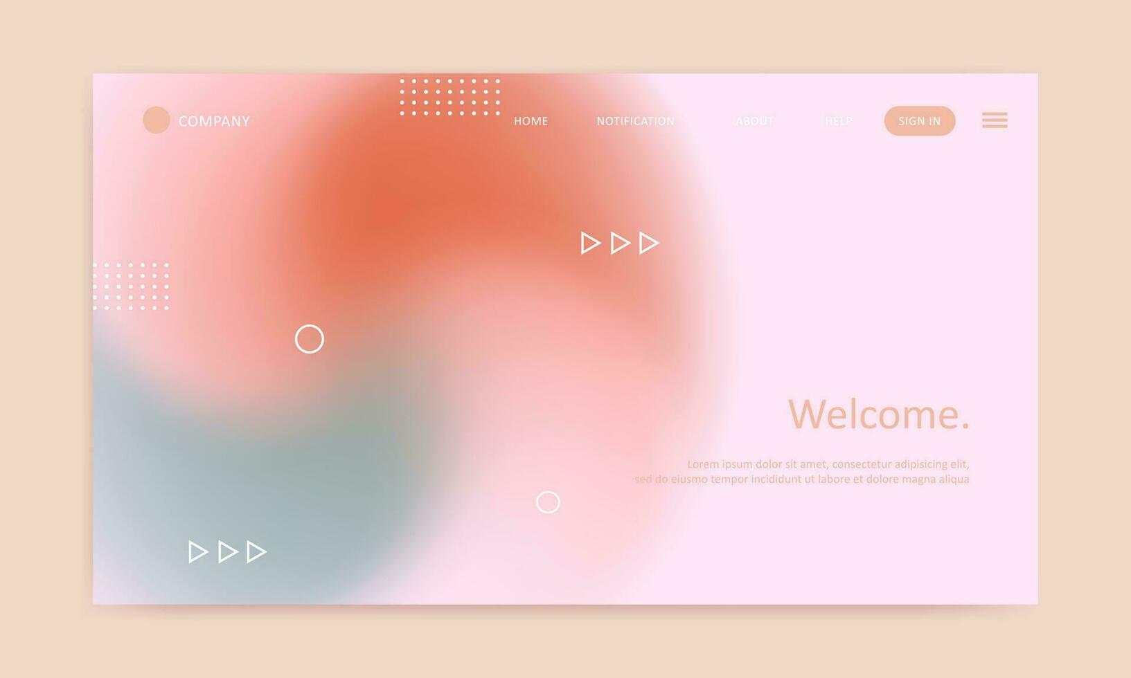 landing page gradient mesh background vectorlanding page gradient mesh background vector