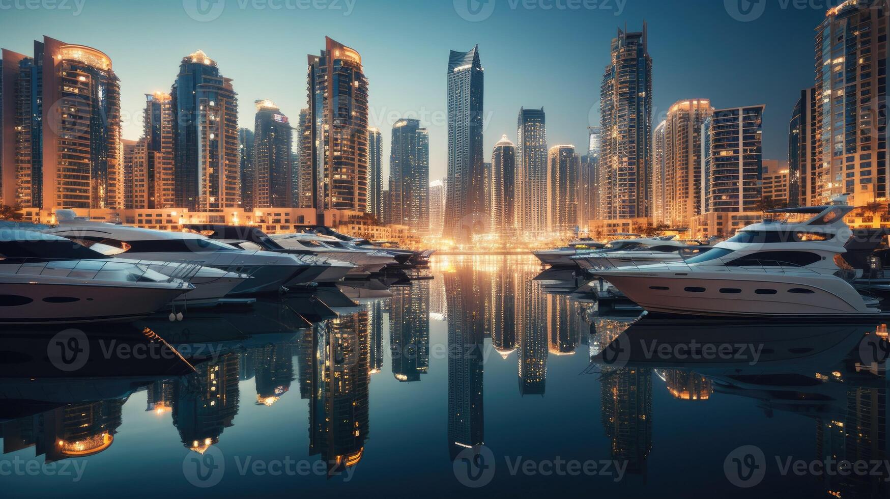 Dubai Marina symbol of Jumeirah beach and the city of Dubai, United Arab Emirates variation 8 photo