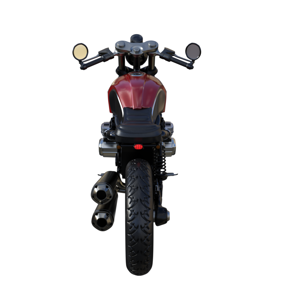 Motorcycle bike isolated 3d png
