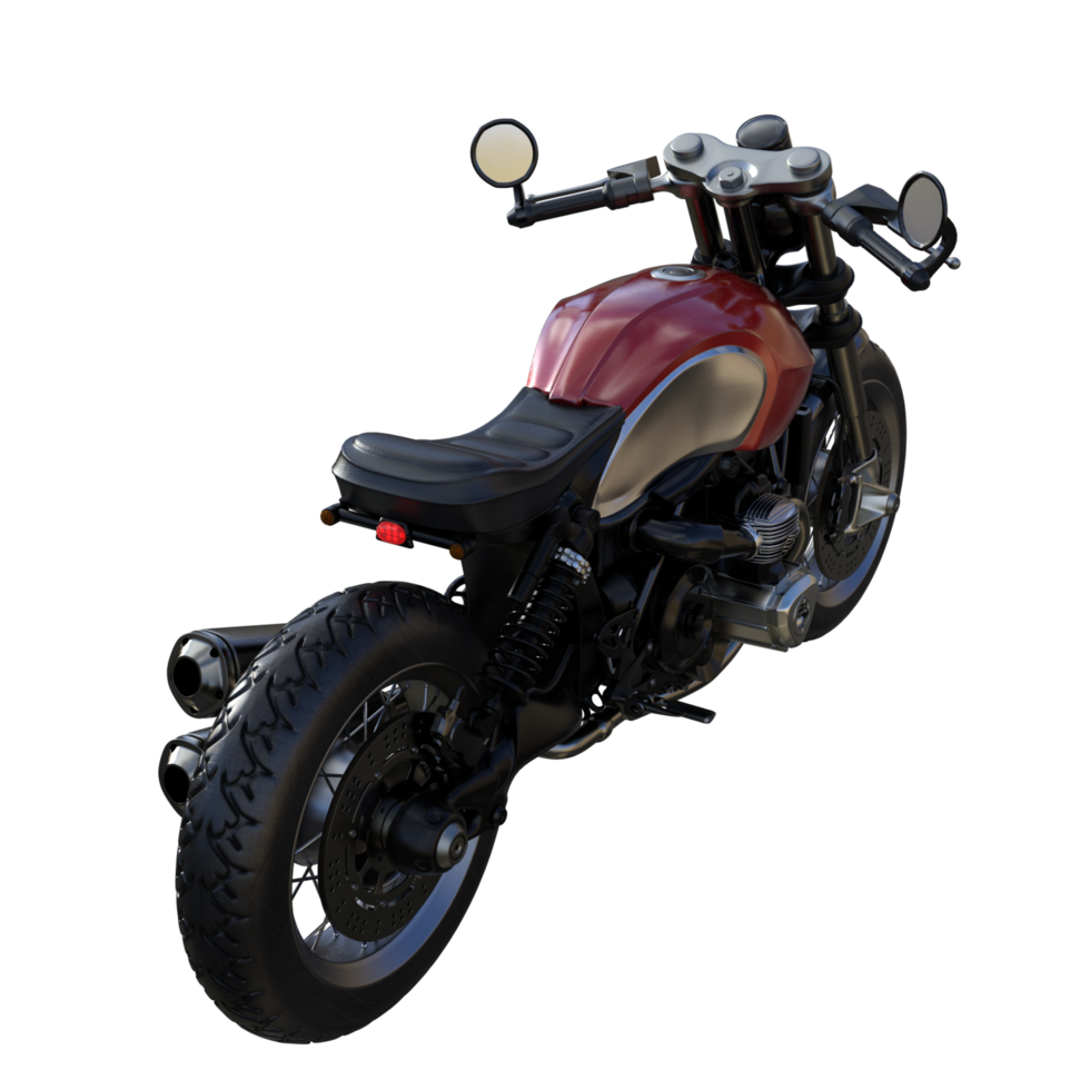 Motorcycle bike isolated 3d png