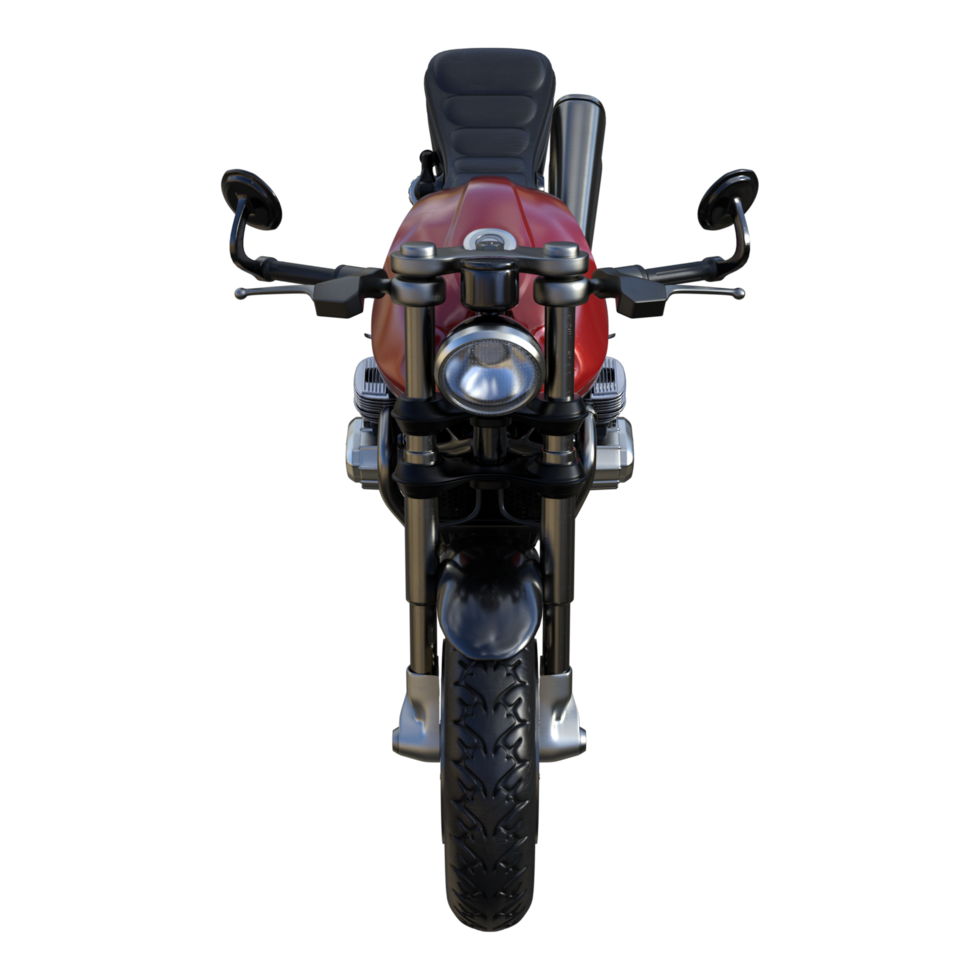 Motorcycle bike isolated 3d png