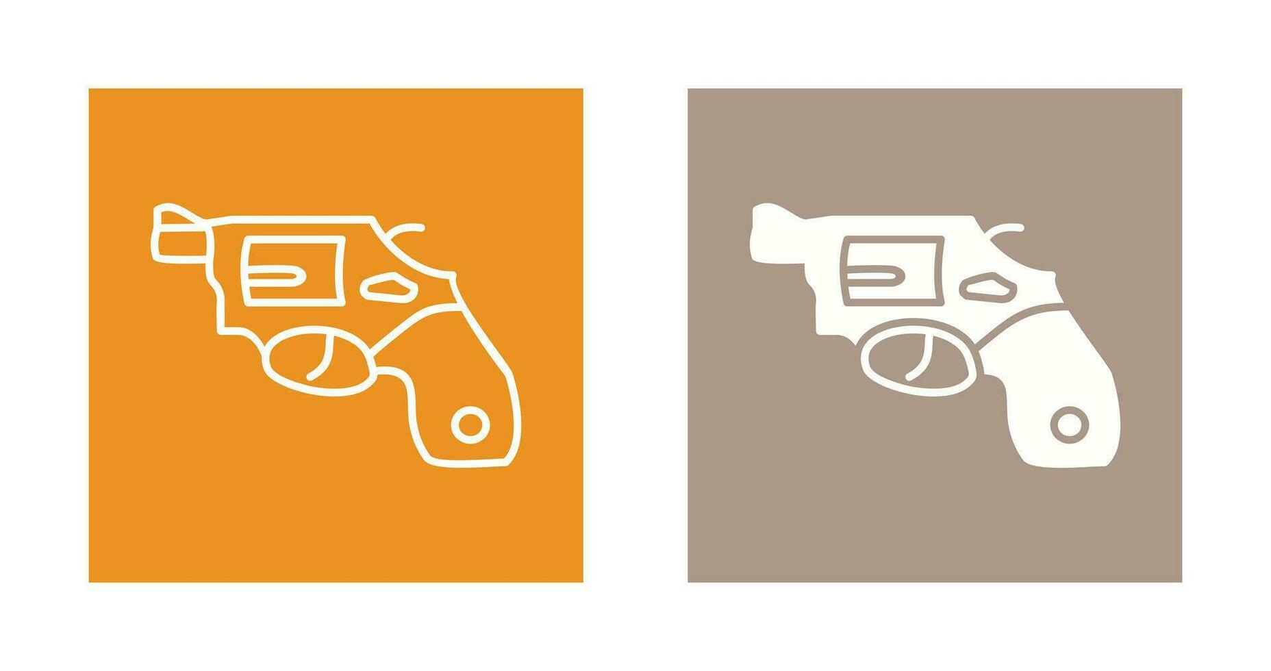 Unique Revolver Vector Icon