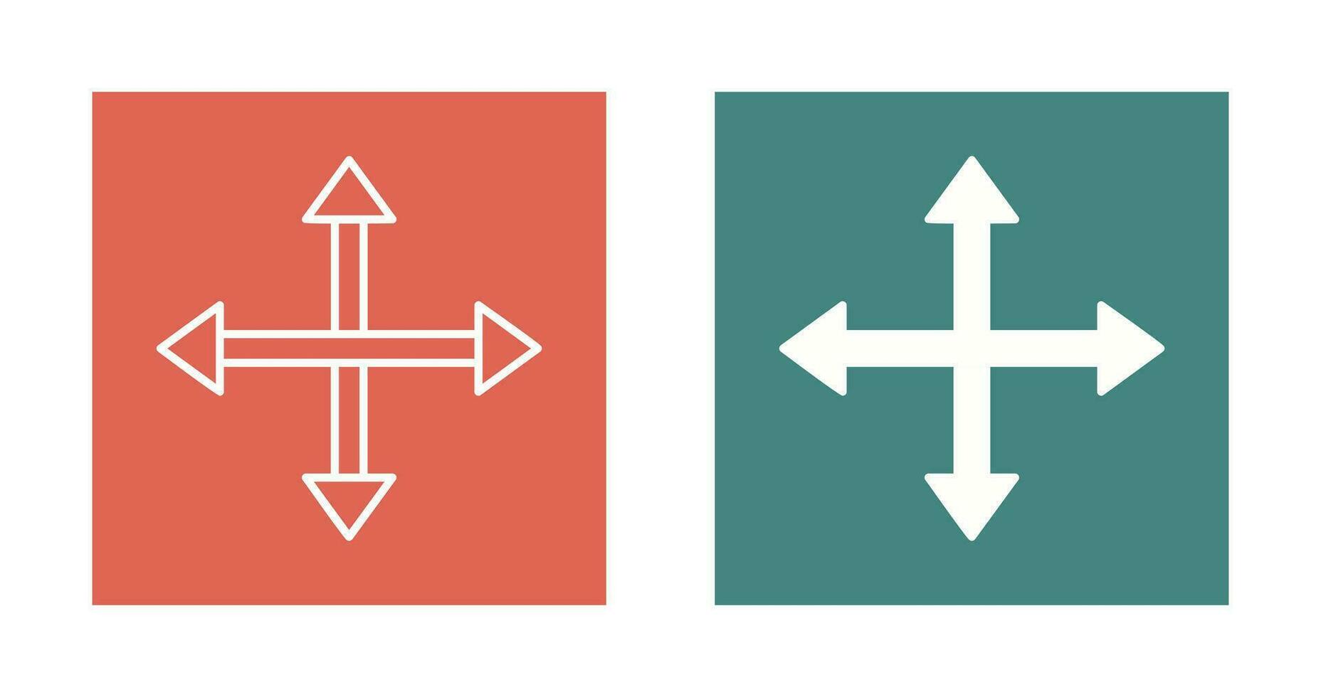 Unique Move Vector Icon