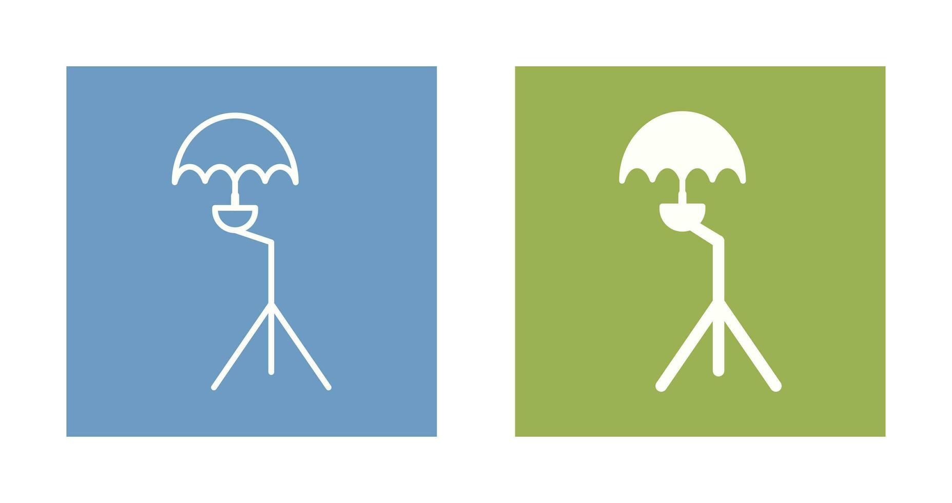 Unique Umbrella Stand Vector Icon