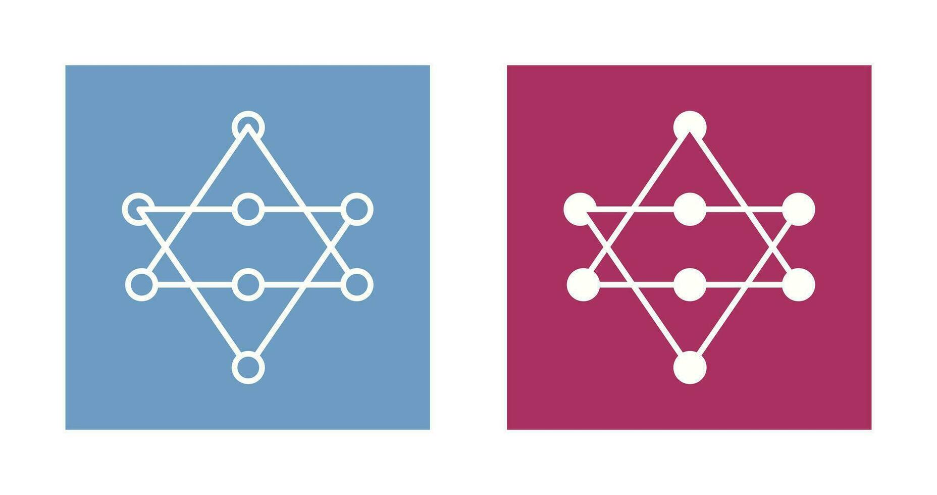 Unique Networks Vector Icon