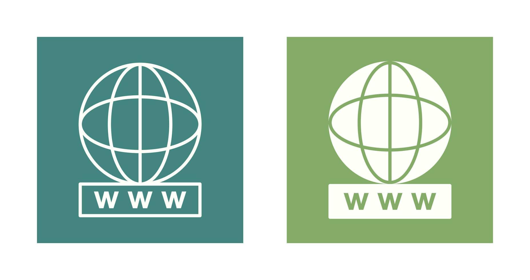Unique World Wide Web Vector Icon