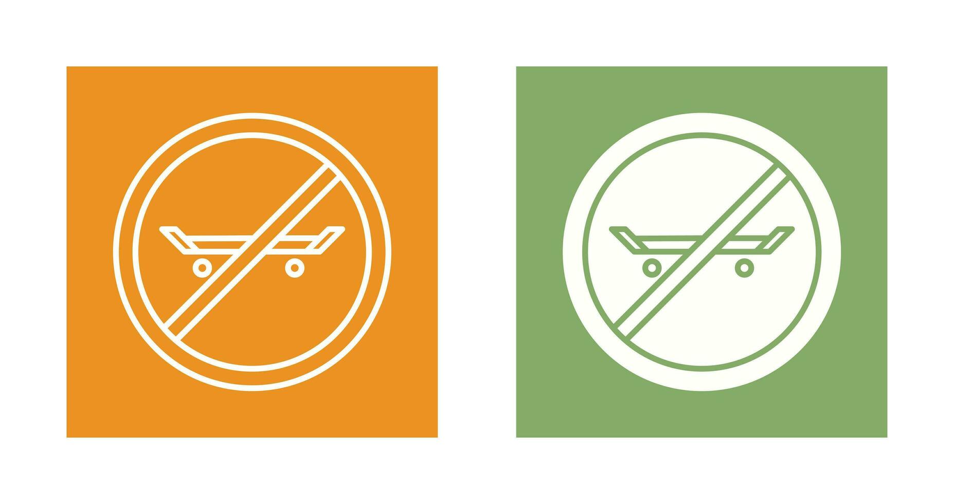No Skating Vector Icon