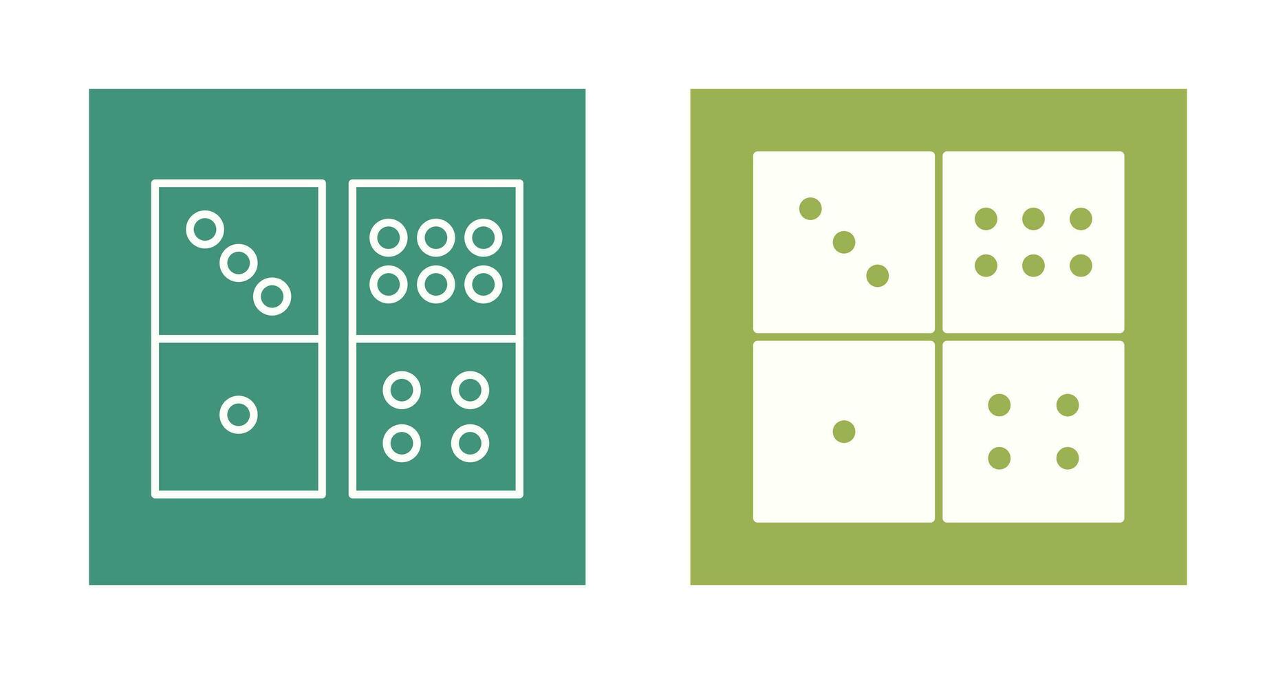 Domino Game Vector Icon