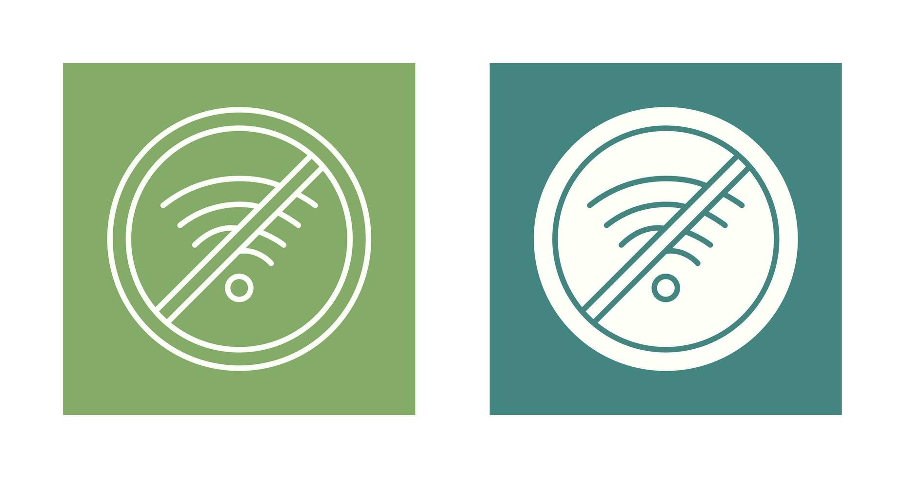 No Wifi Vector Icon