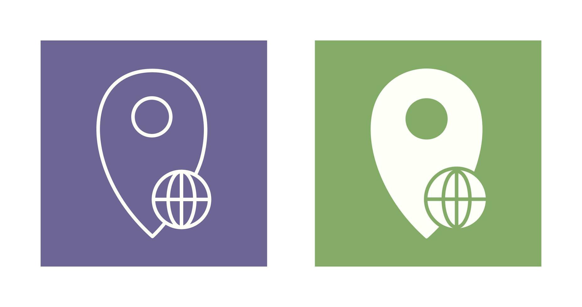 Global Locations Vector Icon