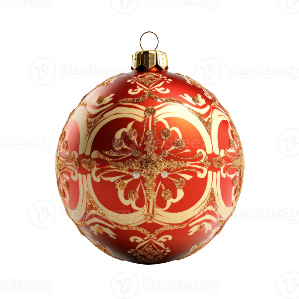Christmas Ball Isolated on white background. Illustration png