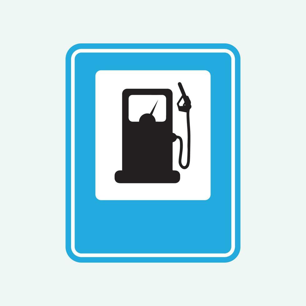 Gas Station Sign vector