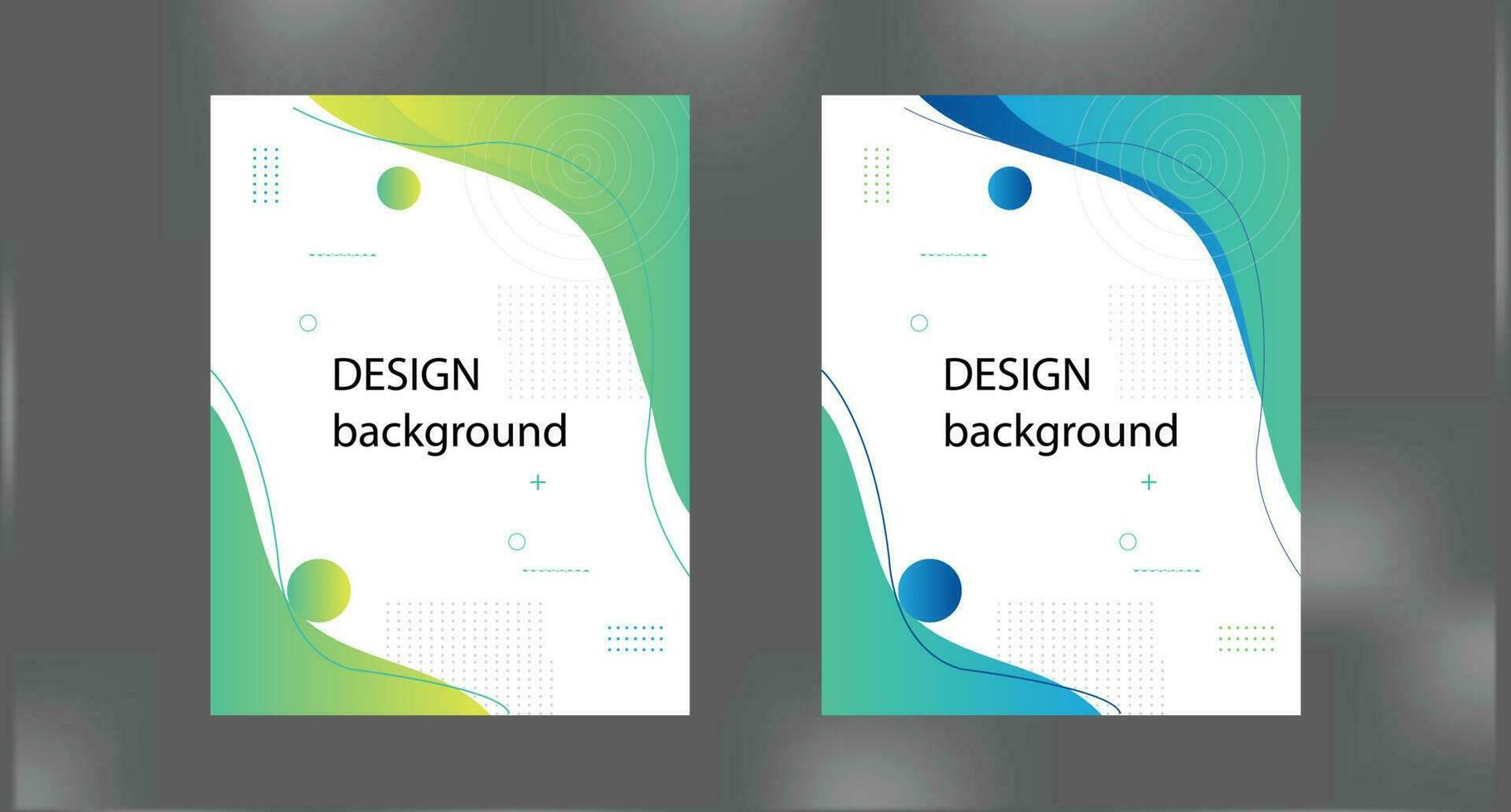 Colorful template flyer with gradient color. Design with shape art. vector