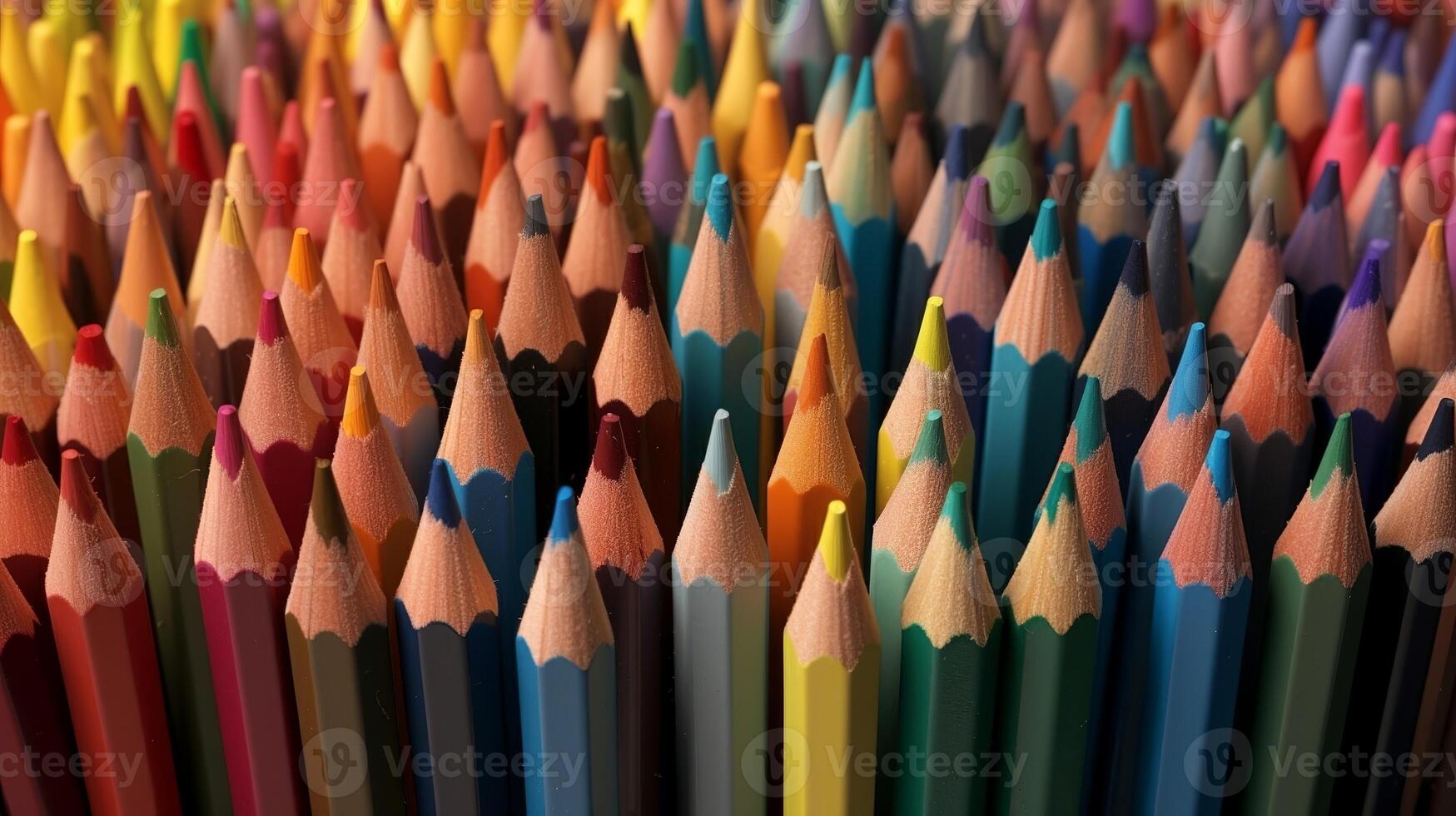 colored pencils back to school. photo