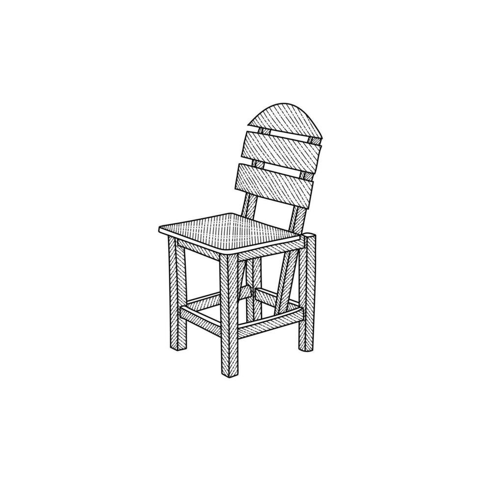 silla logo aislado firmar símbolo vector diseño, logo diseño estilo, interior, mueble diseño modelo.