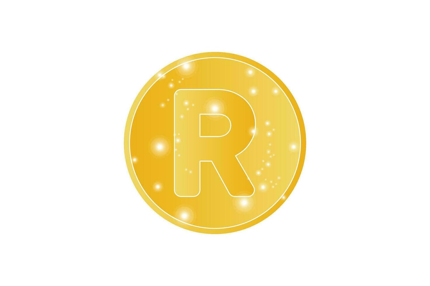 letter R modern logo design template vector