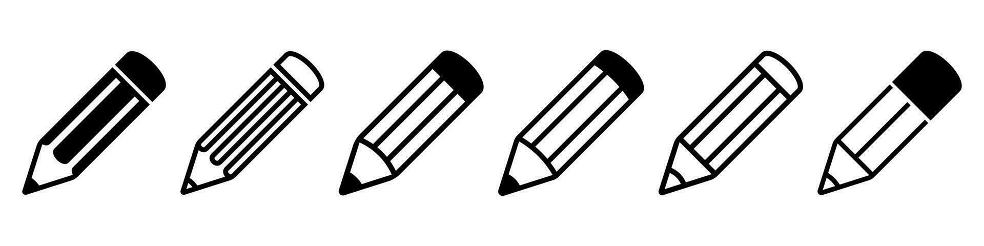 Pencil icon vector. vector