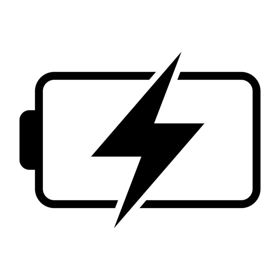 Battery charging UI icon vector. vector