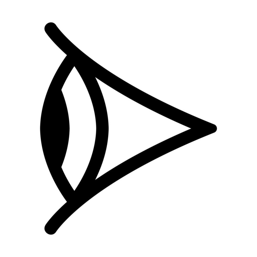 Eye icon, vector symbol isolated.