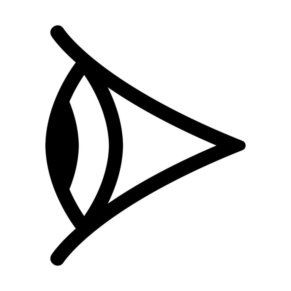 Eye icon, vector symbol isolated.