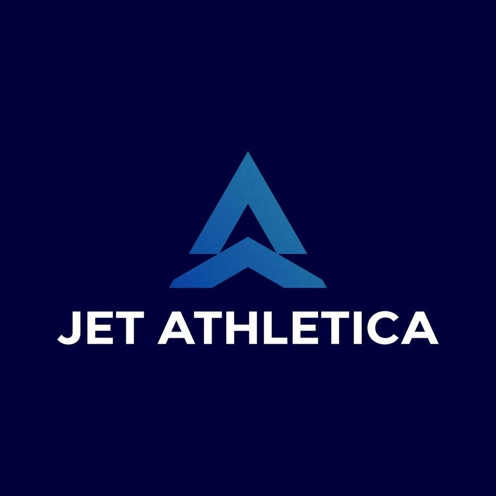 Letter JA AJSimple Modern Logo vector