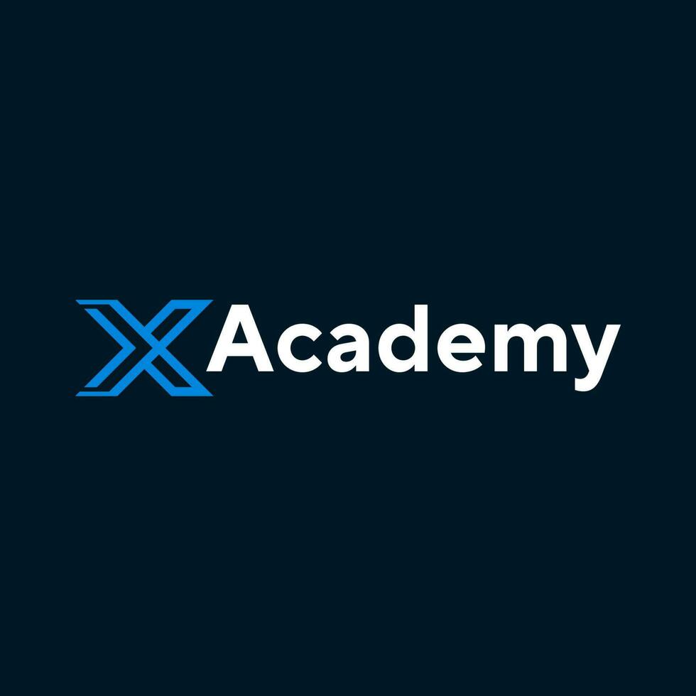 Letter X Simple Modern Logo vector