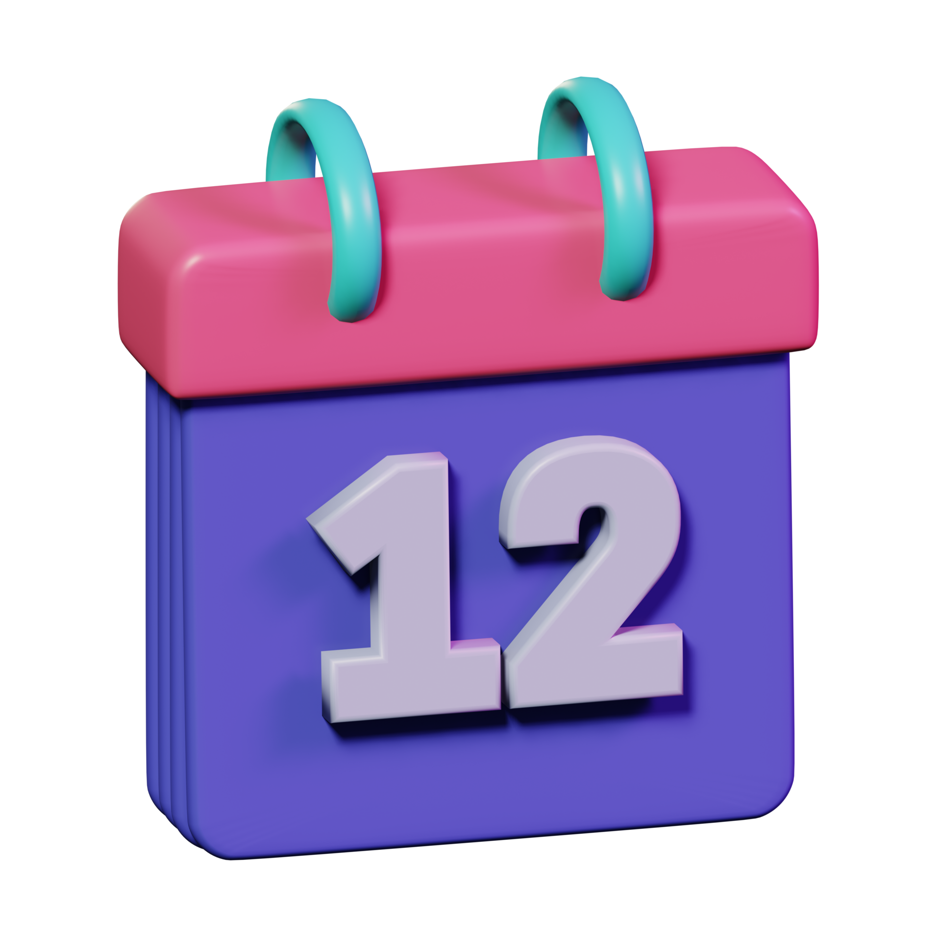 December Month Calendar For Business 3d Icon Illustration Design december-month-calendar-for-business-3d-icon-illustration-design