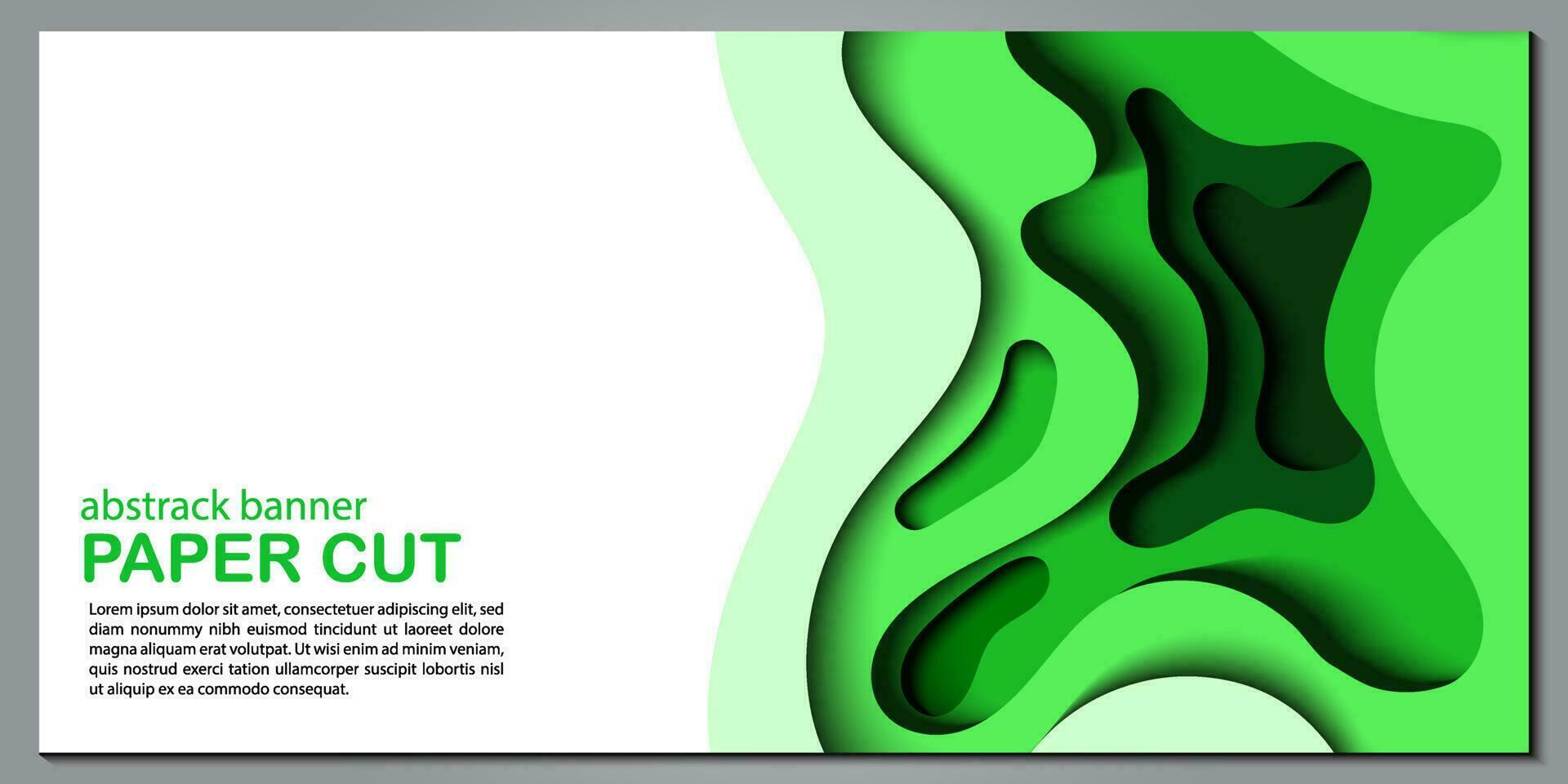 Modern abstract paper cut out background for website, banner, wallpaper, brochure, poster. vector