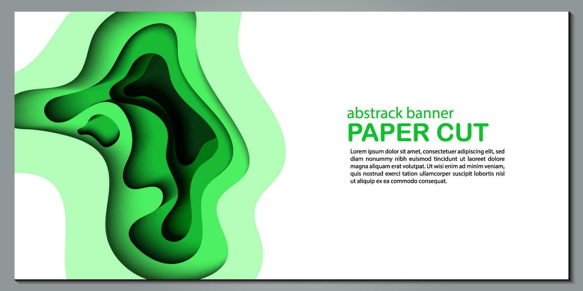 Modern abstract paper cut out background for website, banner, wallpaper, brochure, poster. vector