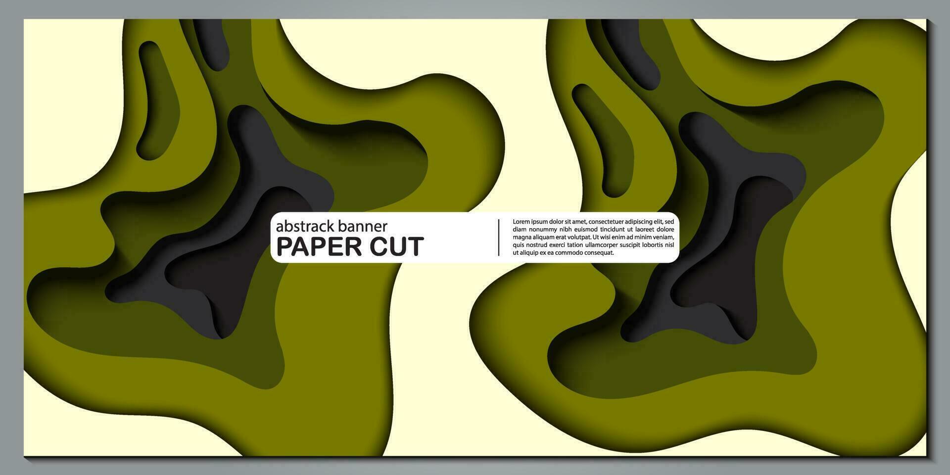 Modern abstract paper cut out background for website, banner, wallpaper, brochure, poster. vector