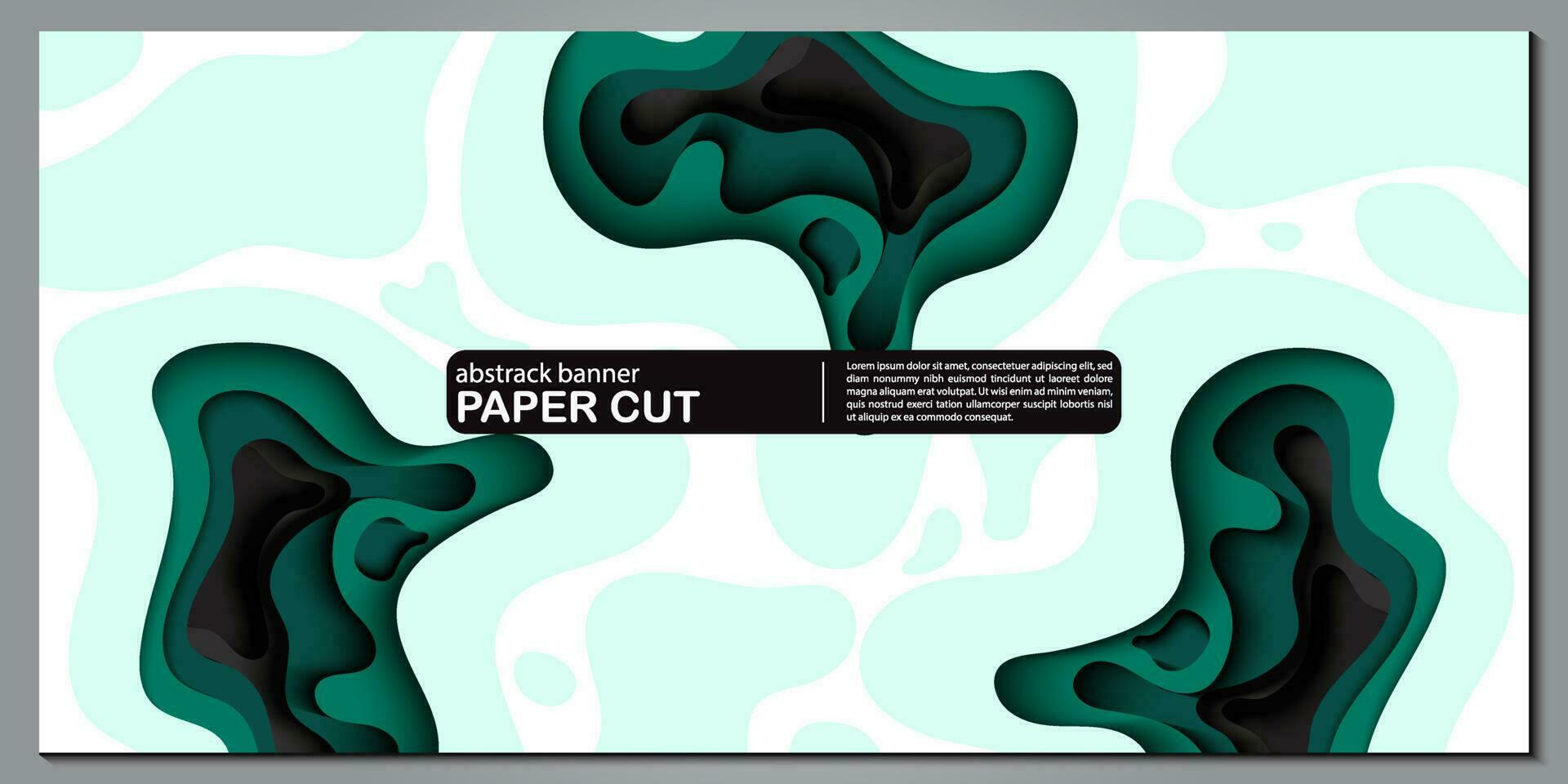 Modern abstract paper cut out background for website, banner, wallpaper, brochure, poster. vector
