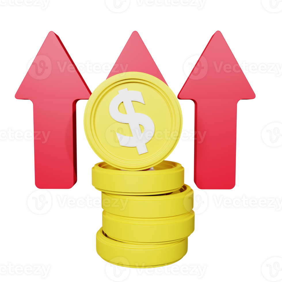 3D Rendering Inflation icon object png