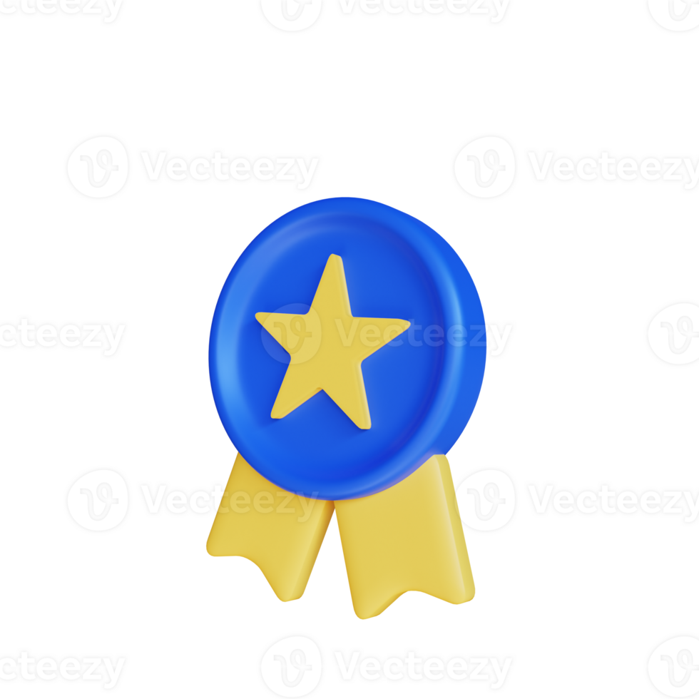 3D Award Icon Object png