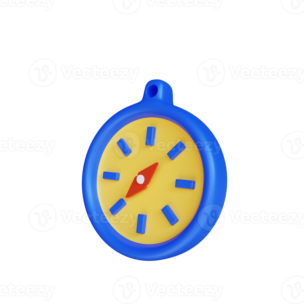 3D Time Icon Object png