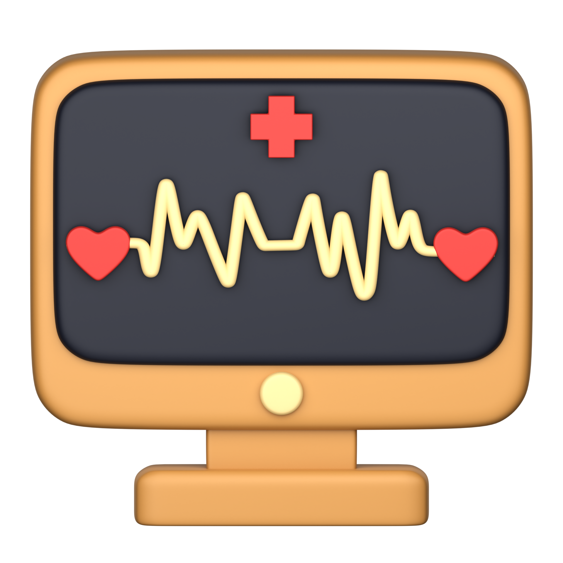 3d illustration of computer health monitoring 24673553 PNG