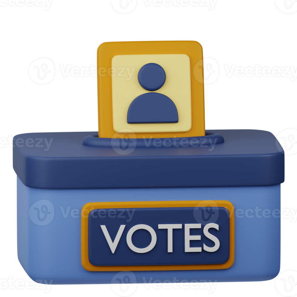 3d illustration de votes png