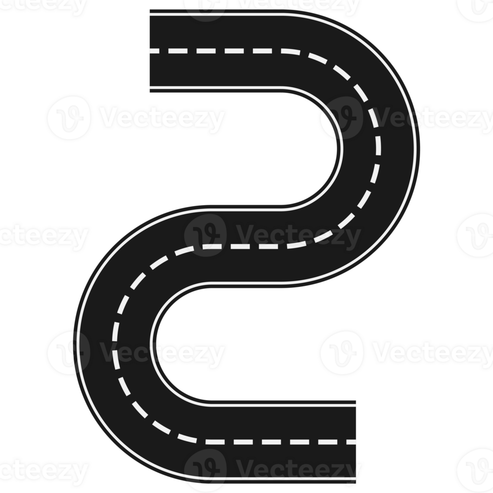 snelweg weg elementen tweesprong png